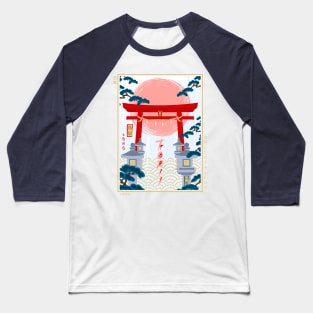 Torii landscape Ukiyo-e Baseball T-Shirt